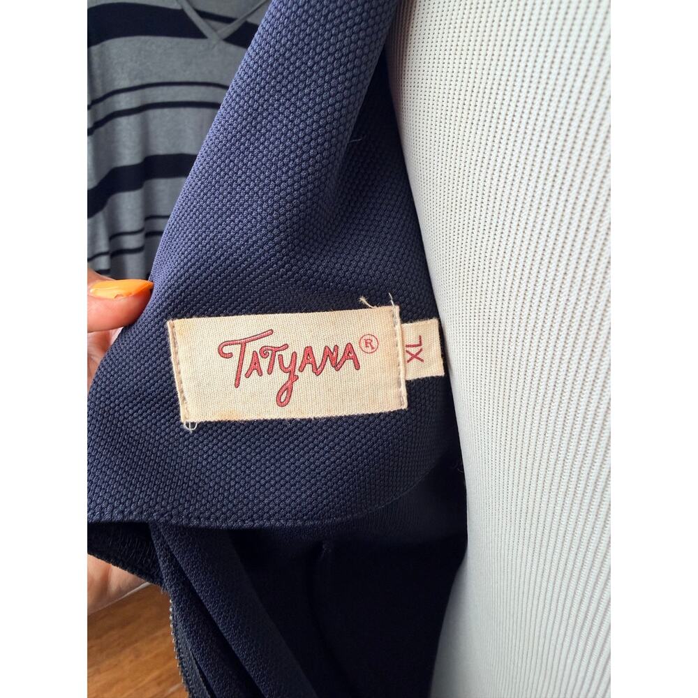 Tatyana Clothing Vintage-Inspired Rock the Boat Chevron Wiggle Dress EUC - Picture 9 of 9